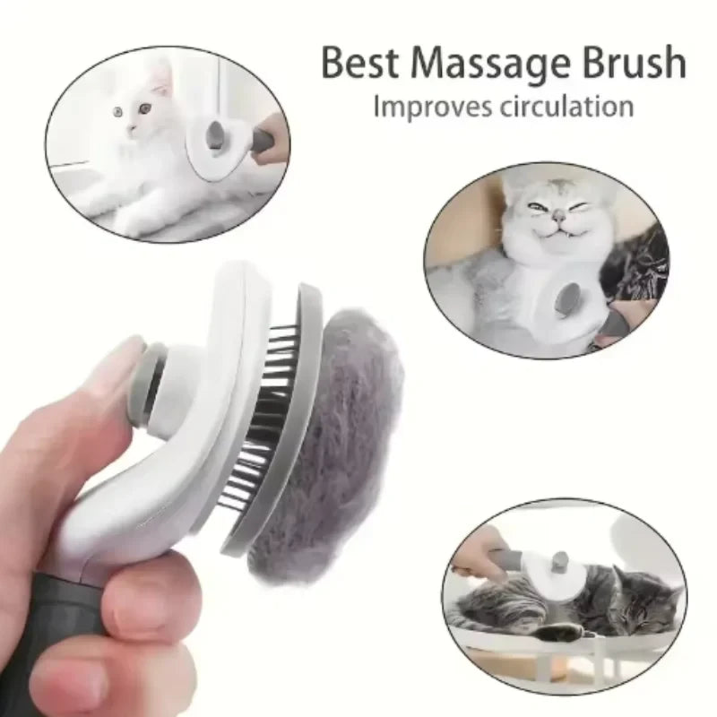 Self Cleaning Pet Grooming Brush