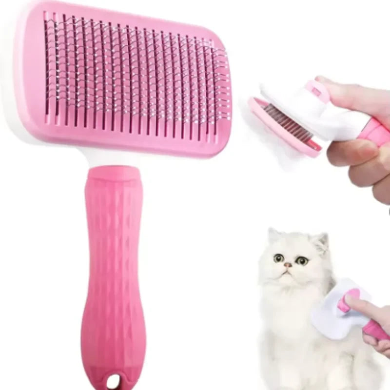 Self Cleaning Pet Grooming Brush